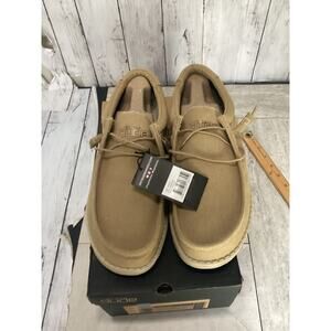 Hey Dude Chesnut Tan Men's Size 13 Wally Classic